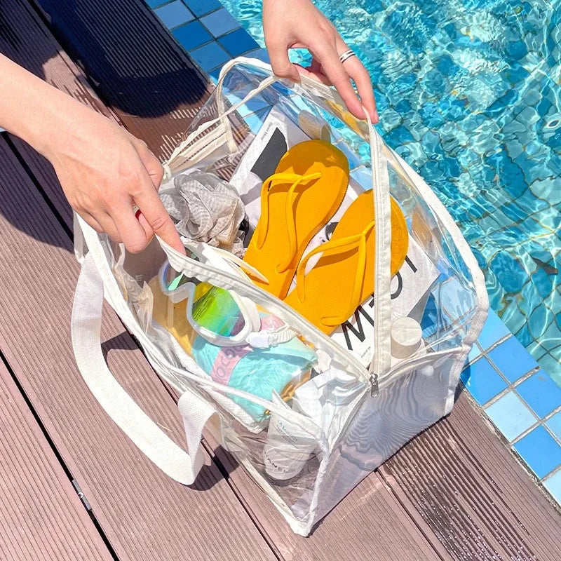 Transparent Waterproof Swimming Beach Bag