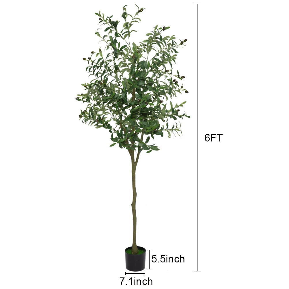 Realistic Artificial Olive Tree – UV‑Resistant Faux Plant for Home & Office Décor