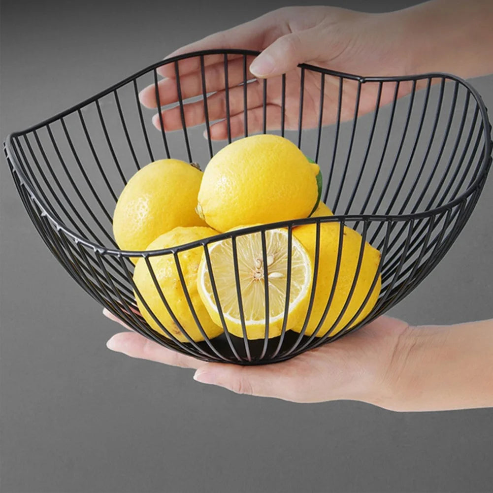 Geometric Fruit Gallery - Matte Wire Basin