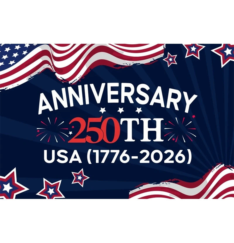 America 250th Anniversary Backdrop Cover Bald Eagle Statue of Liberty Flag 4th of July Independence Day Celebration Backgrounds