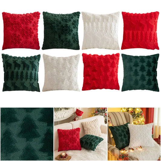 Christmas Decorative Pillow Covers – Holiday Cushion Cases for Sofa & Home Décor