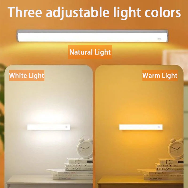 6pc Wireless Rechargeable LED Motion Sensor Cabinet Light