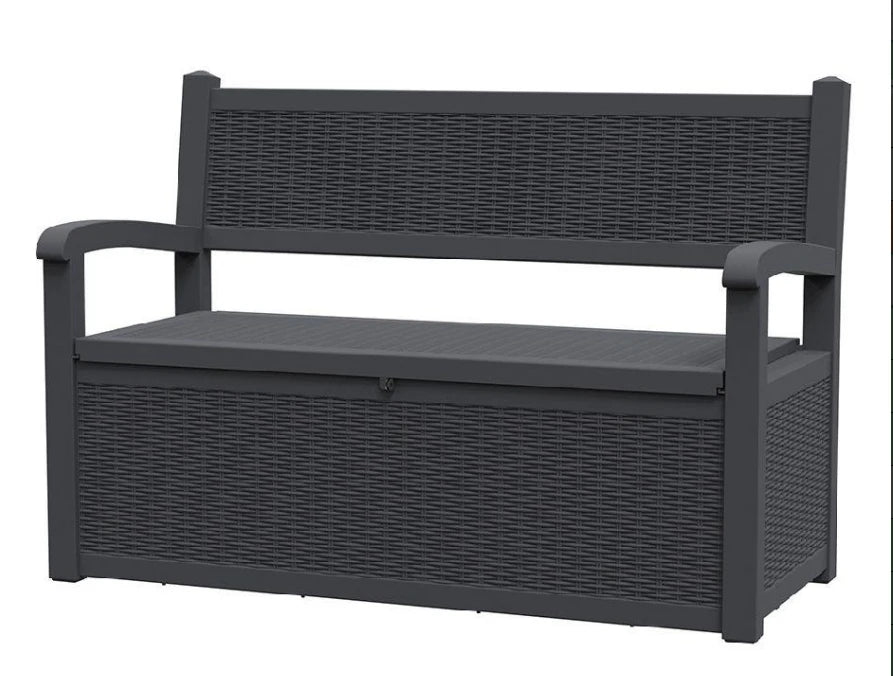 80 Gallon Outdoor Storage Bench, Lockable, Waterproof