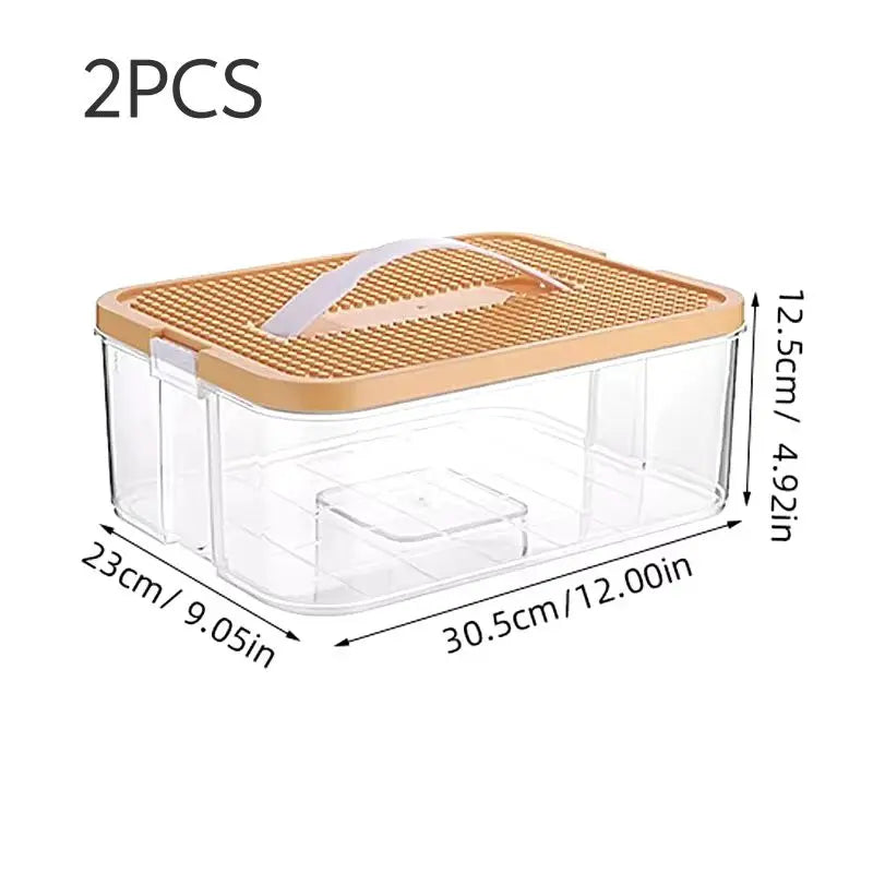 Toy Storage Box for Hats, Bricks, and Toy Containers - Stackable Organizer
