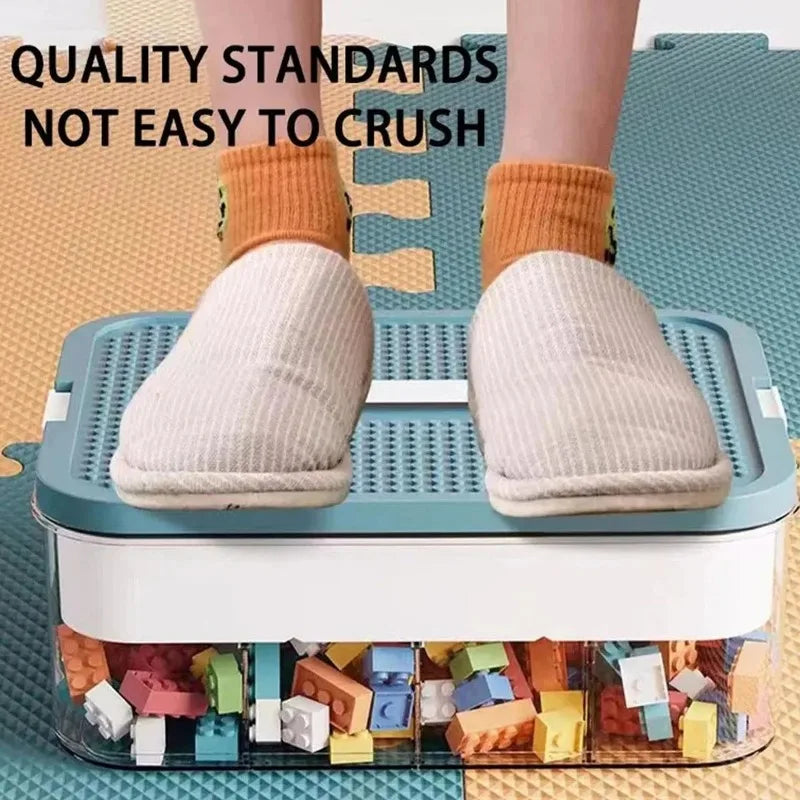 Kids Building Block Storage Box – 1/2/3 Layers, Small Toy Organizer