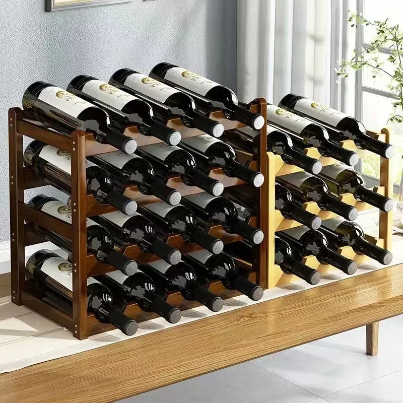 Wine Display Rack for Table or Cabinet Top
