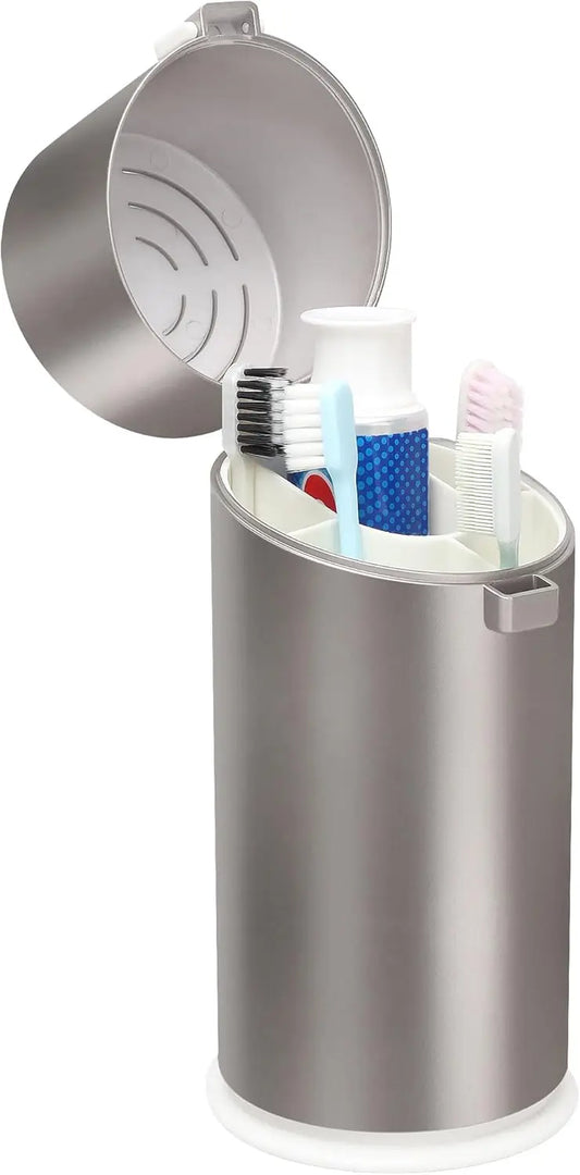 Toothbrush Holders and Toothpaste Holders, 5 Slots, Great for Travel