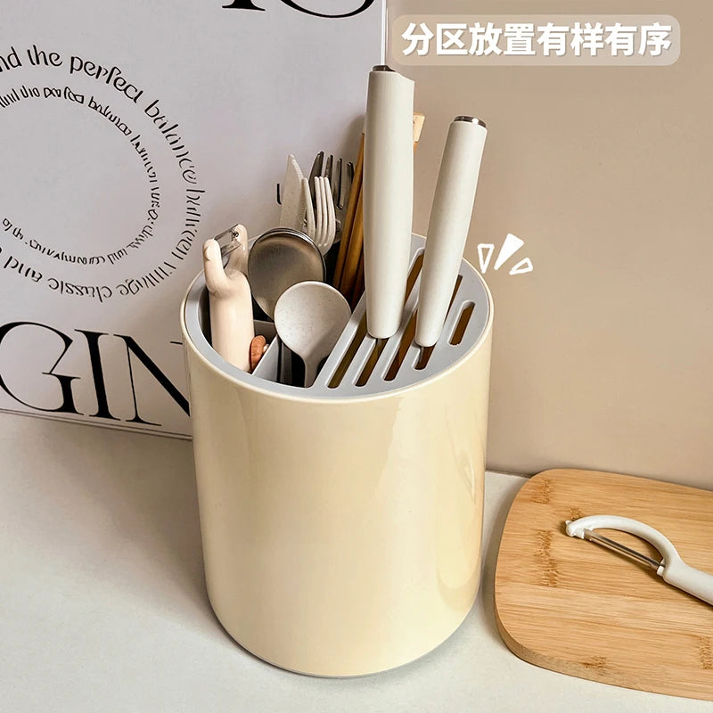 Rotating Kitchen Knife Holder Storage Rack