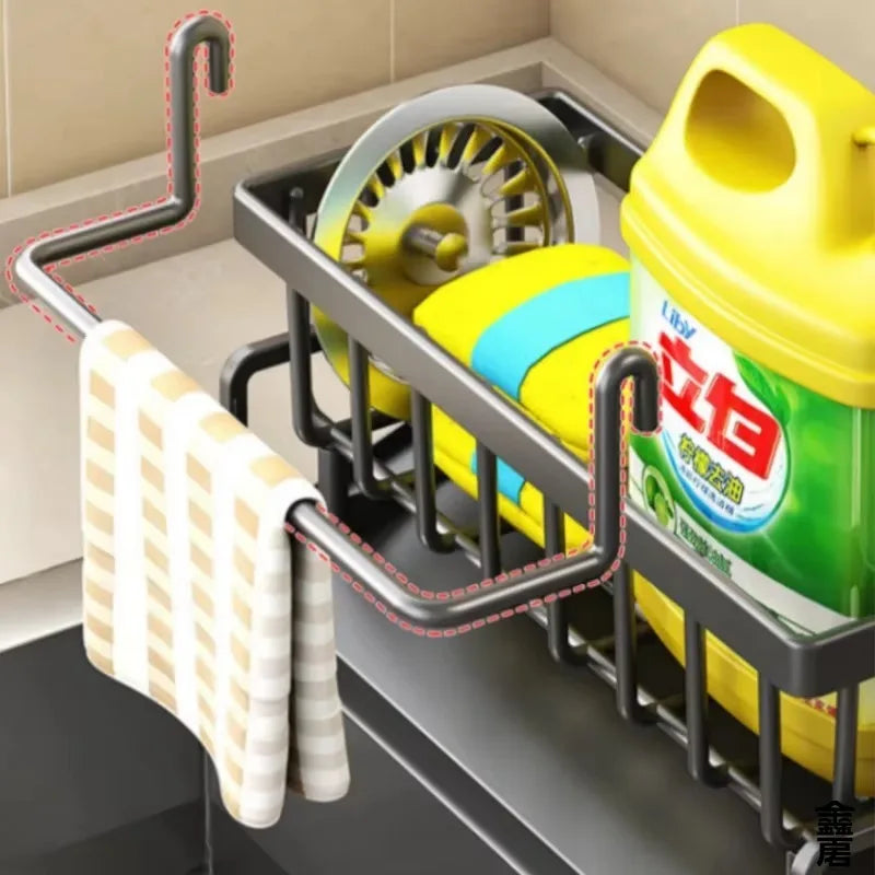 Sink Organizer with Drainage Rack