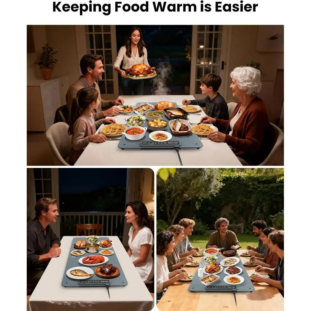 Extra Large 36''X16'' Surface Heating Mat, 4 Level Temp, 5 Hour Timer, Child Lock, Portable