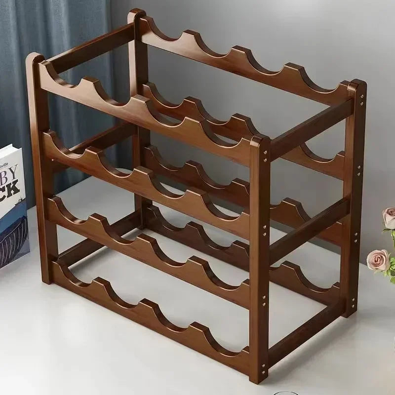 Wine Display Rack for Table or Cabinet Top