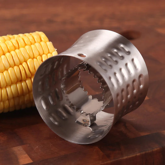 Stainless Steel Corn Cob Remover – Quick‑Cut Kernel Cutter & Shaver