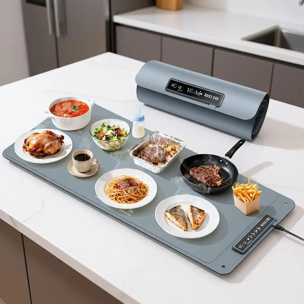 Extra Large 36''X16'' Surface Heating Mat, 4 Level Temp, 5 Hour Timer, Child Lock, Portable