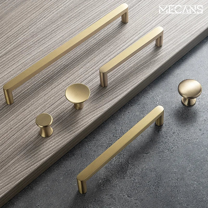 Solid Brass Cabinet Handle Drawer Pulls
