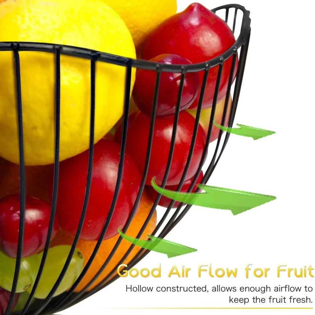 Geometric Fruit Gallery - Matte Wire Basin