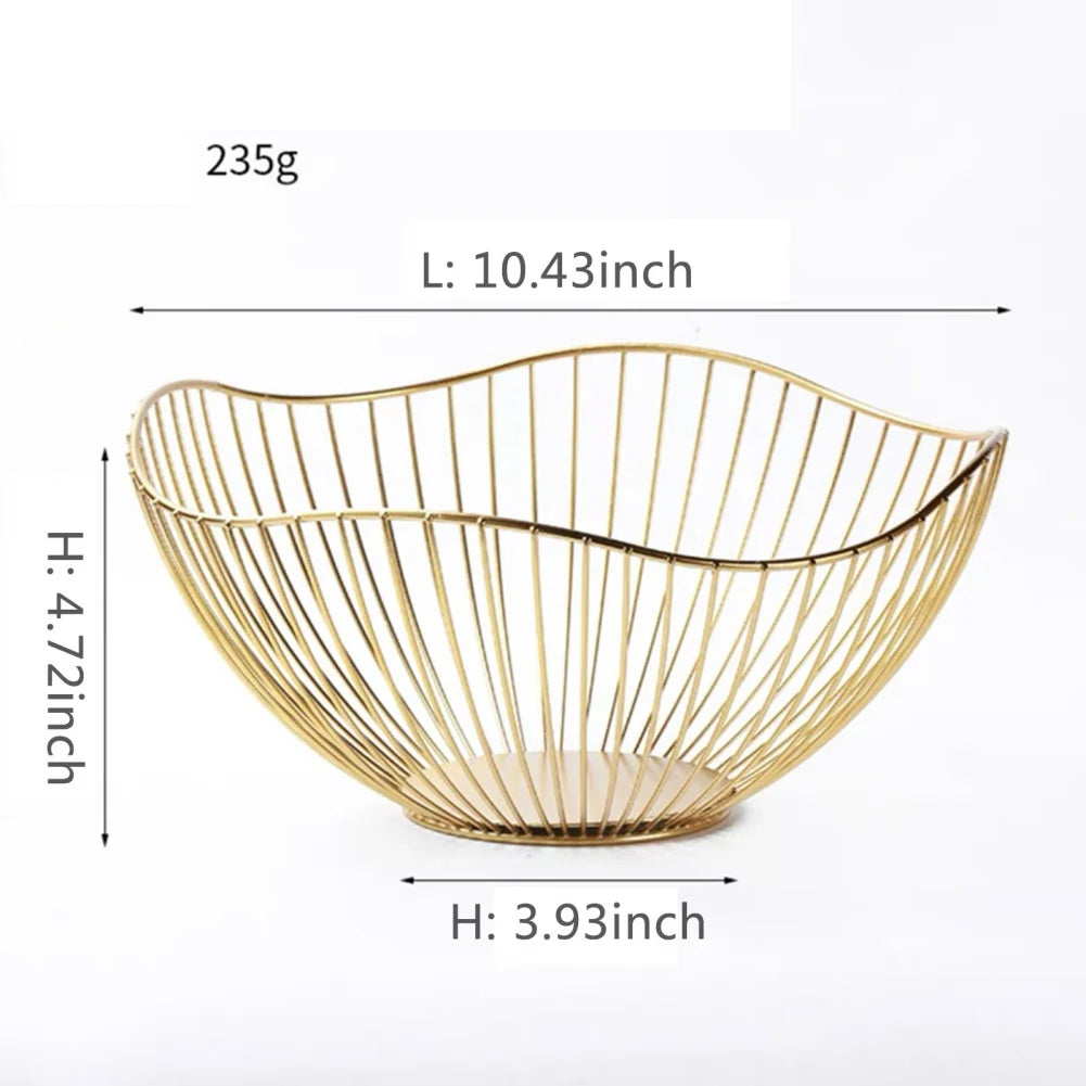 Geometric Fruit Gallery - Matte Wire Basin