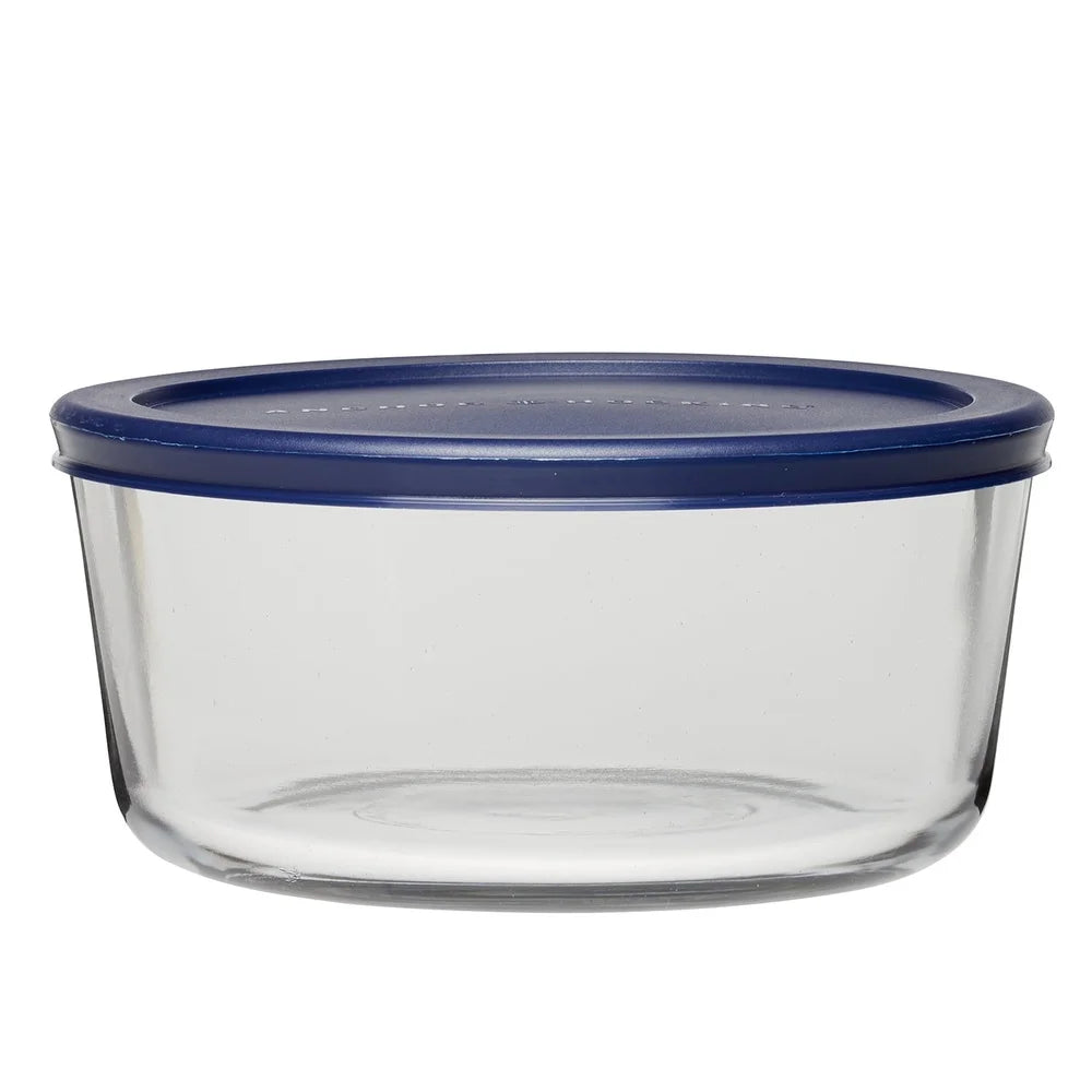 7‑Cup Glass Storage Containers (2‑Pack) – Snug‑Seal Lids, Microwave & Dishwasher Safe