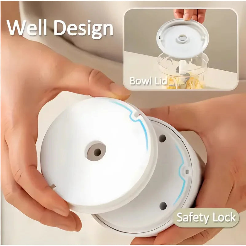 Electric Food Chopper – 6‑Blade Mini Garlic Grinder & USB‑Powered Vegetable Chopper