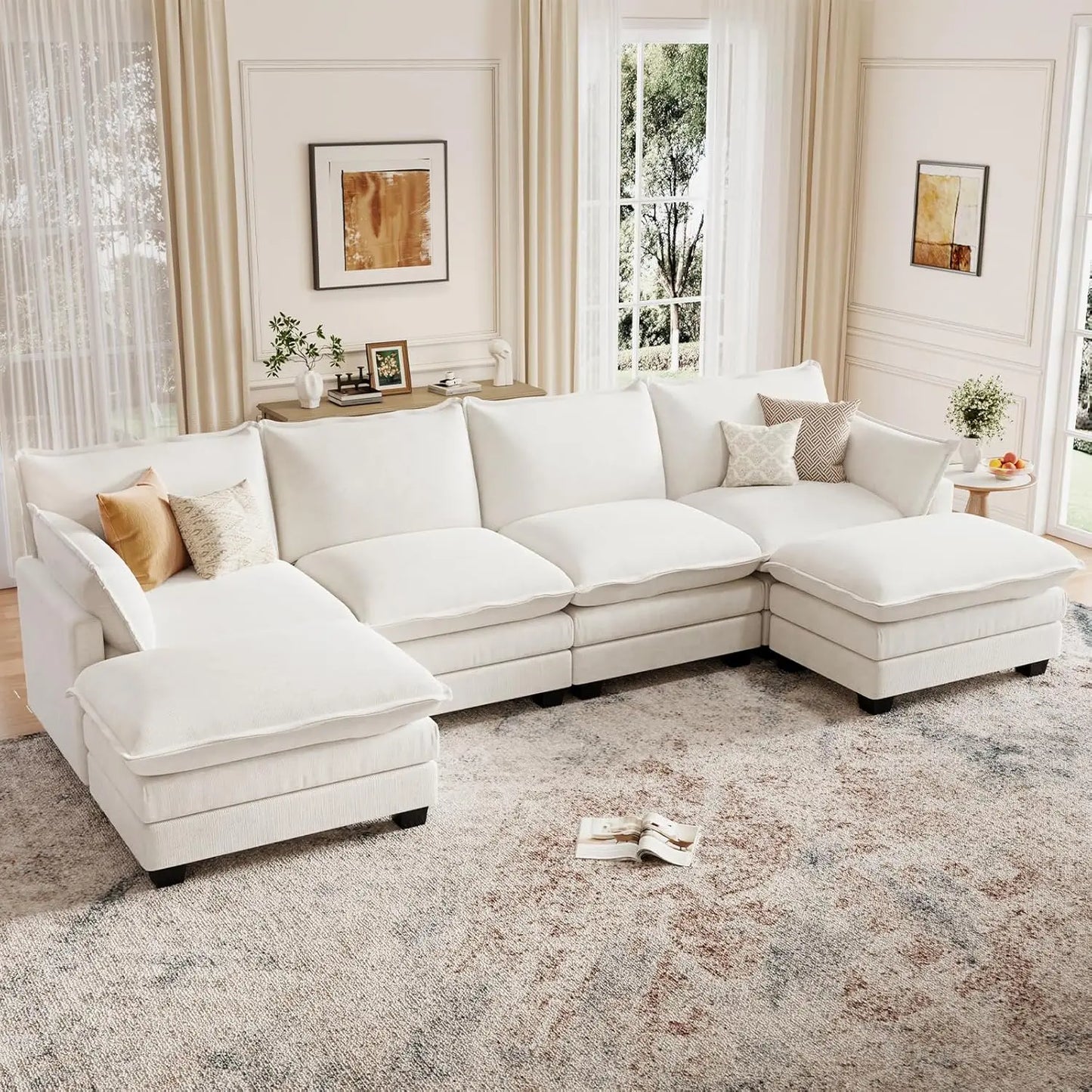 U Shaped Sectional Sofa