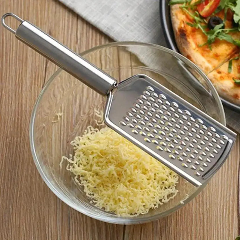 Handheld Stainless Steel Cheese Grater | Multi-Use Shredder for Chocolate, Butter, Fruit & Vegetable