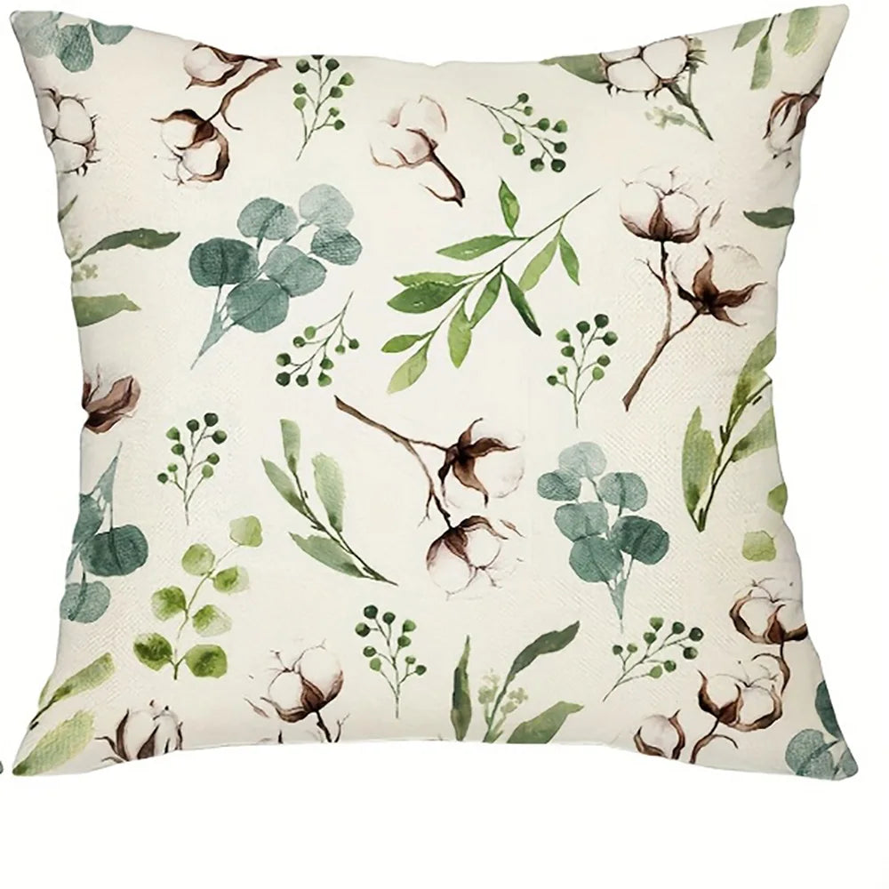 Floral Pillow Case Covers – Decorative Cushion Covers for Sofa & Bedroom