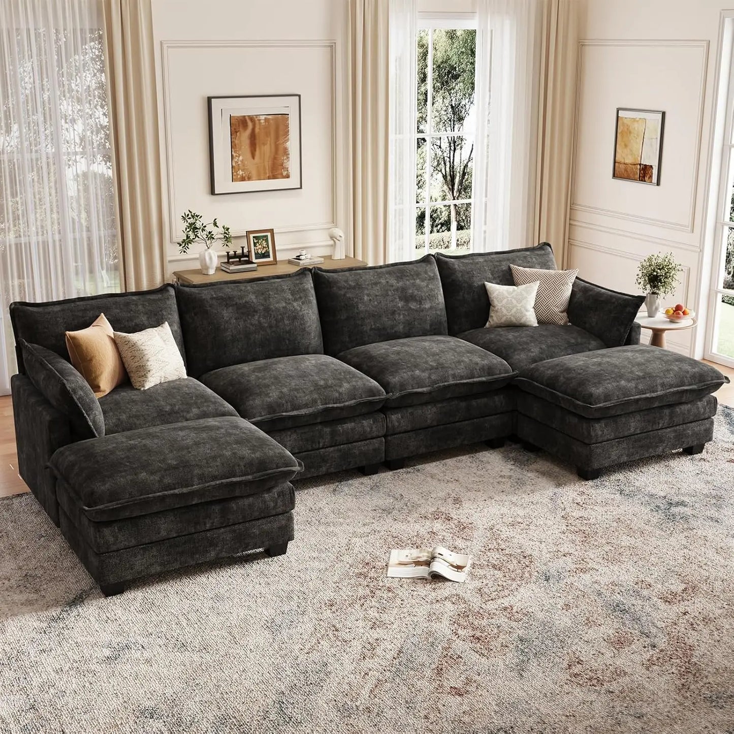 U Shaped Sectional Sofa