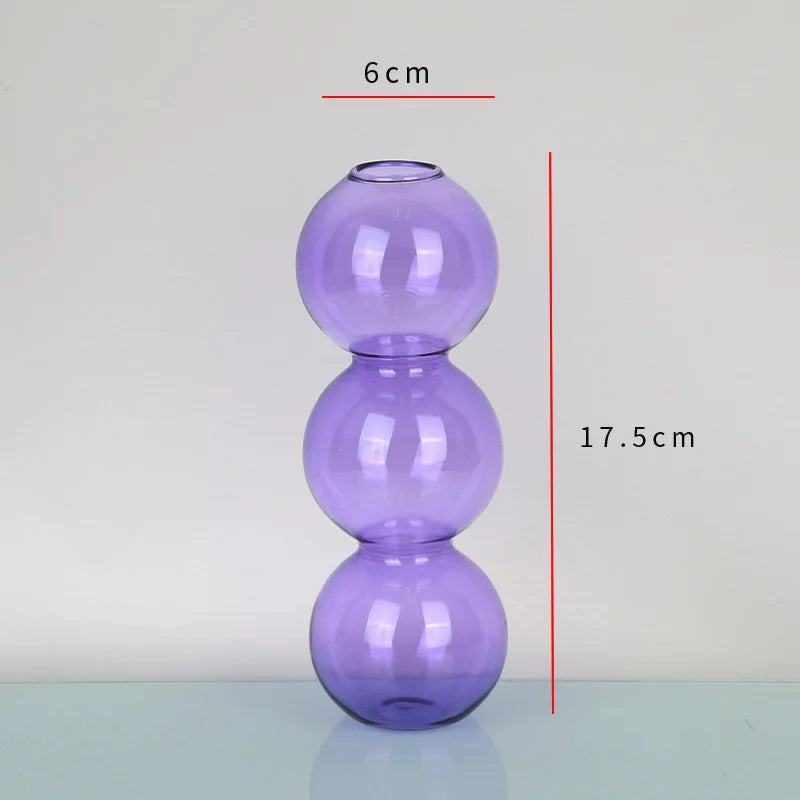 Nordic Glass Terrarium Vase for Plant & Flower Decor