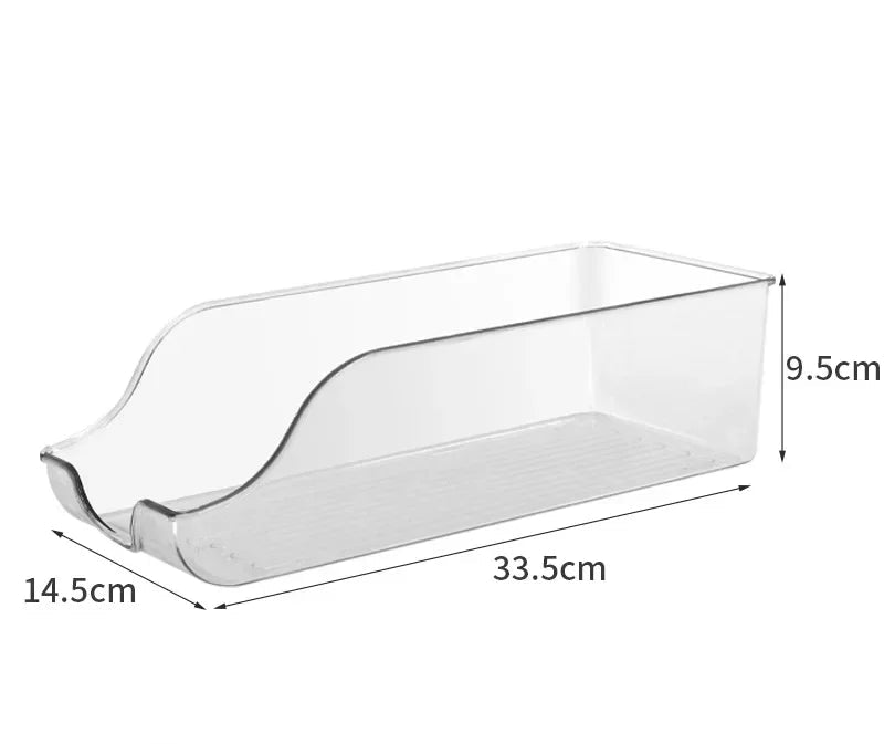 Stackable Auto-Rolling Can Dispenser for Fridge & Pantry