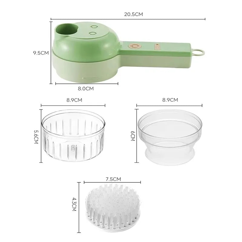 Multi‑Function Electric Vegetable Cutter – Fast, Compact & Effortless Food Prep