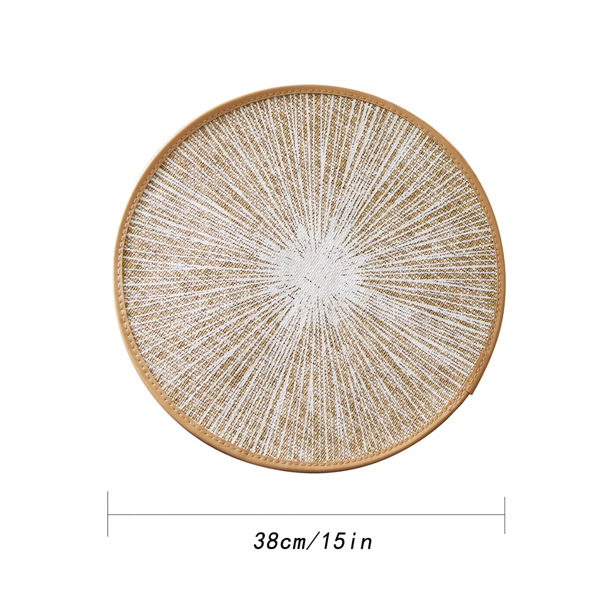 Round Macrame Placemats - 15 Inches