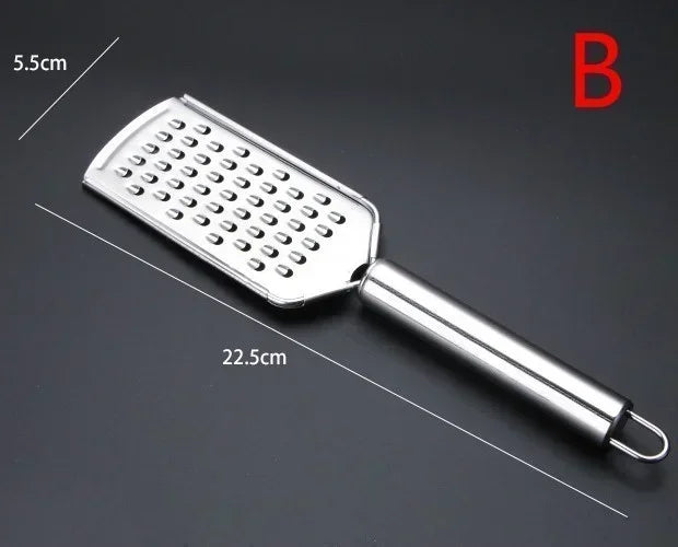 Handheld Stainless Steel Cheese Grater | Multi-Use Shredder for Chocolate, Butter, Fruit & Vegetable