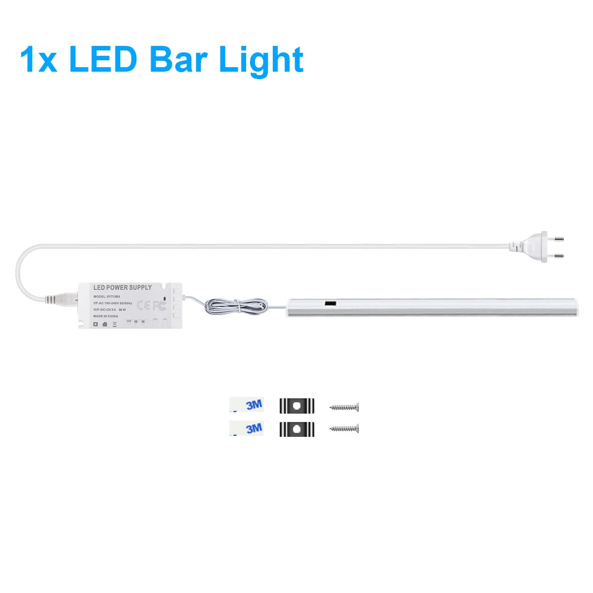LED Under Cabinet Motion Sensor Aluminum Bar Light