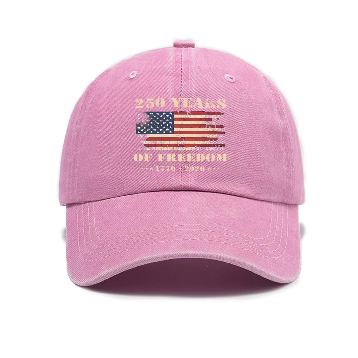 USA 250th Anniversary Cap Washed Print - Unisex Adjustable