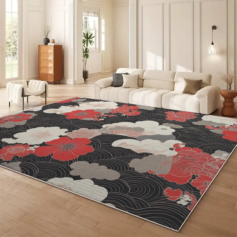 Area Rug – Non‑Slip, Washable Design Available in Multiple Designs & Sizes
