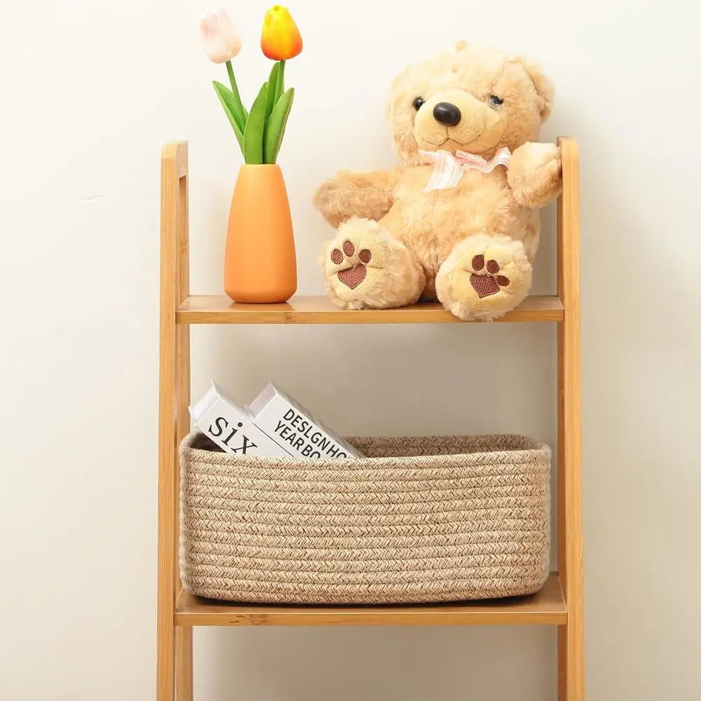 Decorative Woven Storage Baskets for Shelves & Closets