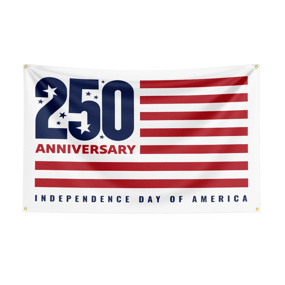US 250th Anniversary 1776 2026 Semiquincentennial Flag, Independence Day Flag, 250 Years US Birthday Outdoor Flag