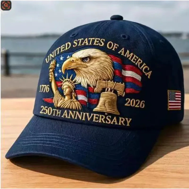 Men's USA 250th Anniversary 1776-2026 Patriotic Baseball Cap