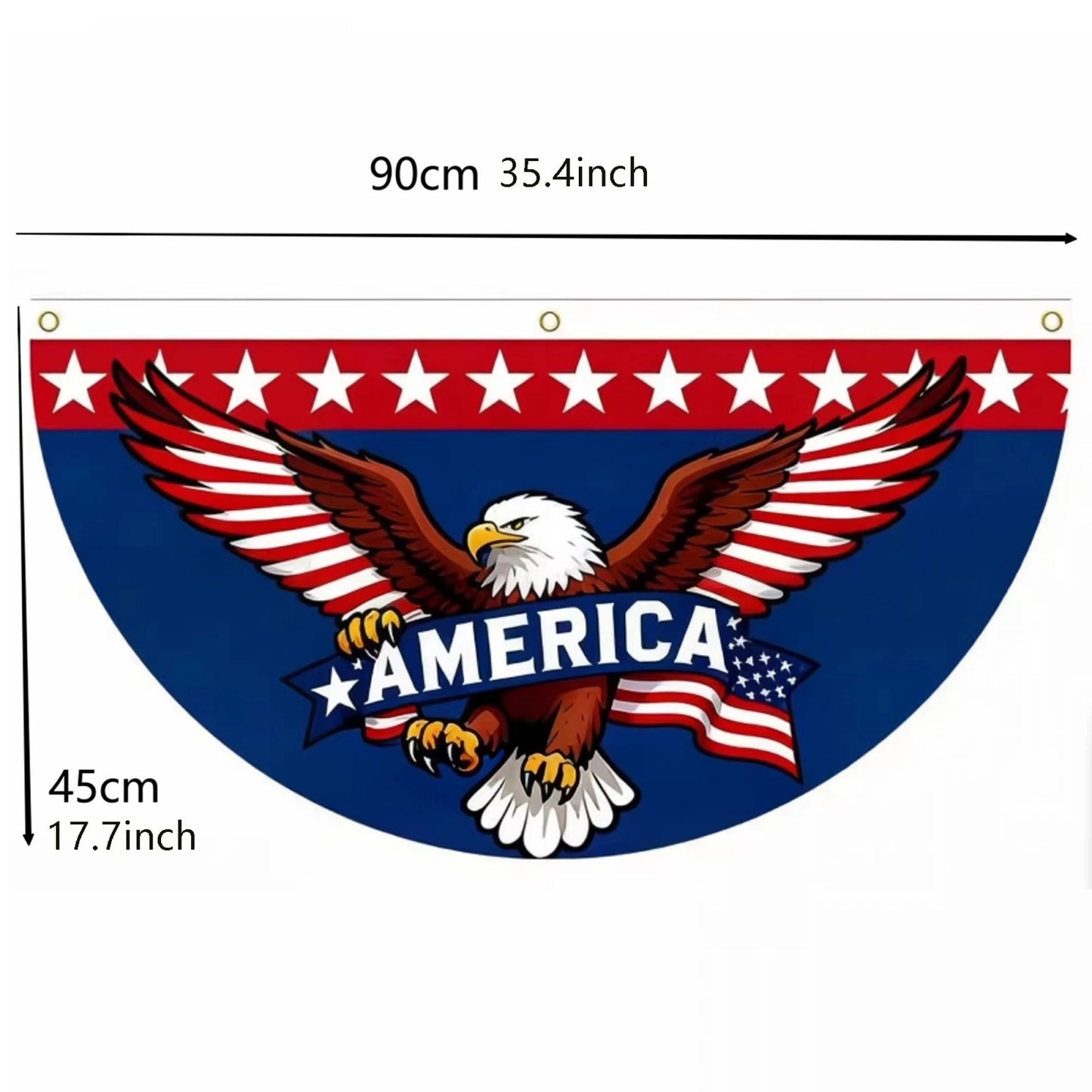 250th Anniversary Patriotic Bunting Flag Banner – 4th of July Outdoor Yard & Garden Decor