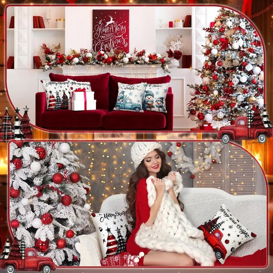 20‑Pack Holiday Pillow Covers – 18×18" Decorative Cushion Cases for Multiple Seasons