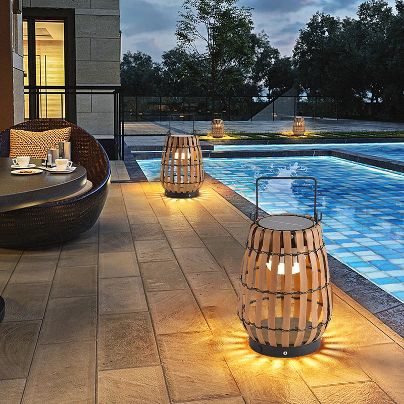 Modern Solar Outdoor Light – Waterproof Garden & Lawn Floor Lamp for Patio and Pathways