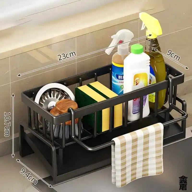 Sink Organizer with Drainage Rack