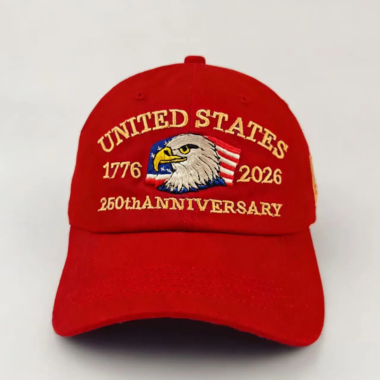 250th Anniversary Hat USA Patriotic Baseball Cap - Eagle Embroidered Baseball Hats for Men Women 250 Year Anniversary Cap