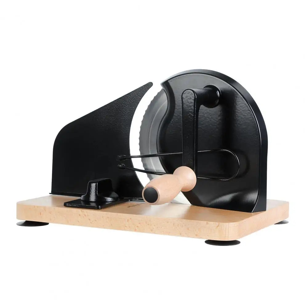 Manual Bread Slicer, Homemade Sourdough Bread Cutter, Hand Crank Home Bread Slicer with Scale Line and Steel Fence