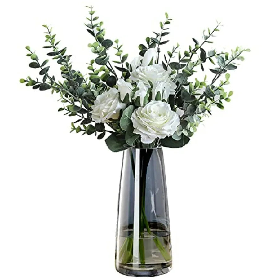 Elegant Modern Glass Vase for Tabletop Decor