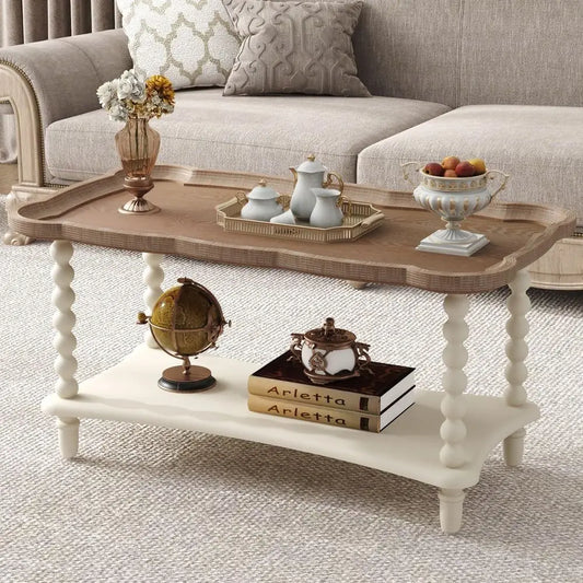 Coffee Table with Storage Shelf