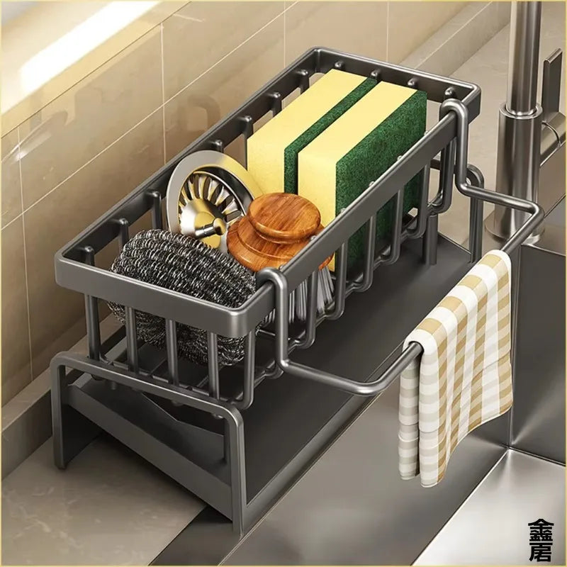 Sink Organizer with Drainage Rack