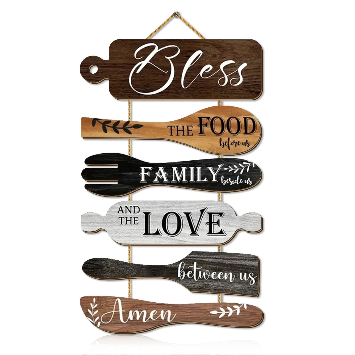 Restaurant/Kitchen Family Blessing Wooden Wall Decorations