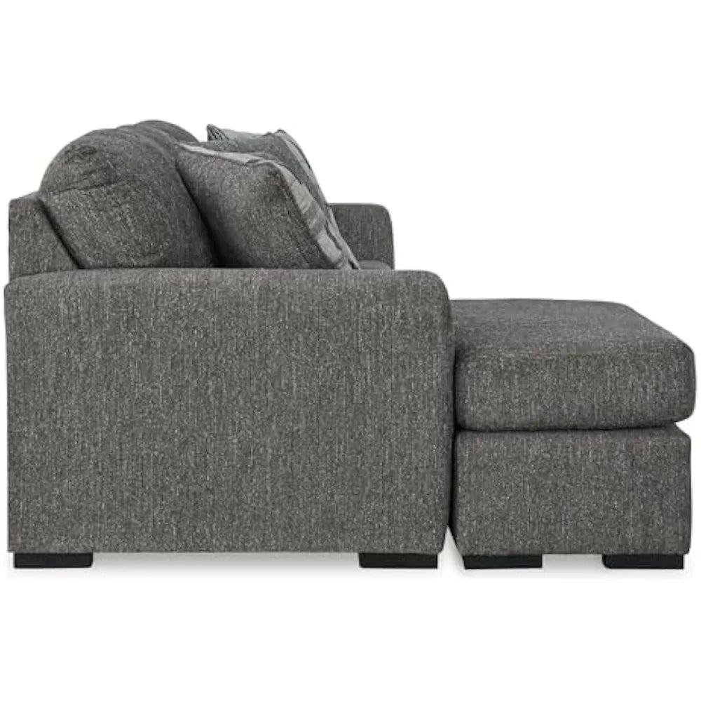 Signature Design by aAshley Gardiner sofa chaise with 4 accent pillows