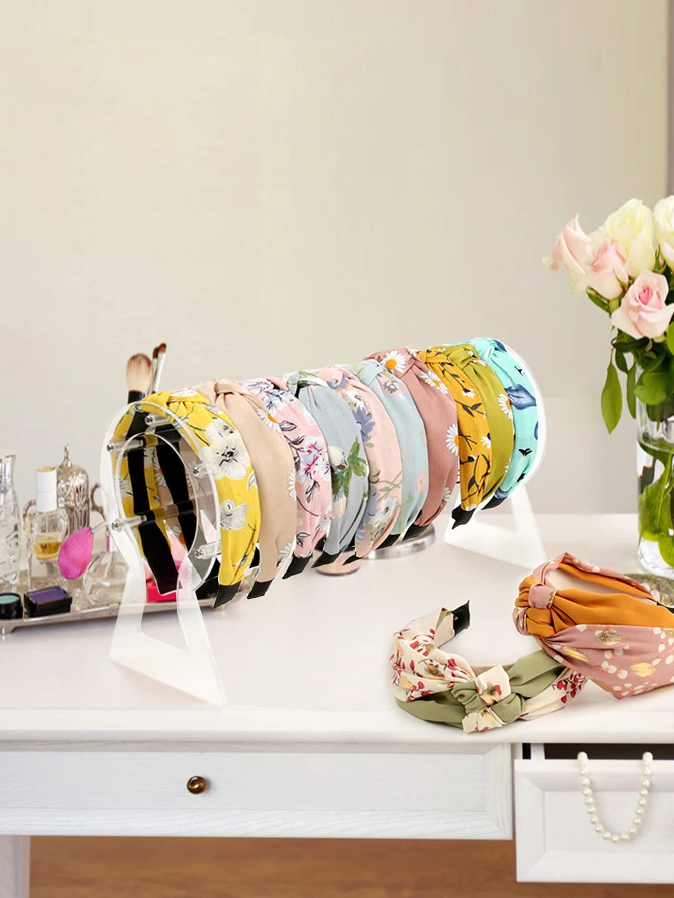 Acrylic Hair Hoop Storage Rack