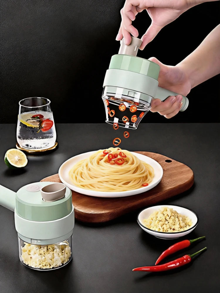 Multi‑Function Electric Vegetable Cutter – Fast, Compact & Effortless Food Prep
